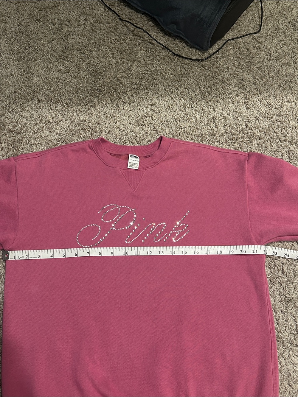 VS Pink Sequin Sweatshirt - Picture 9 of 11